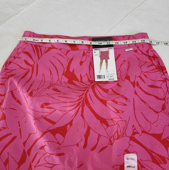 Rafaella Size Small Pink Tropical Print Women's Skort - Picture 3 of 8